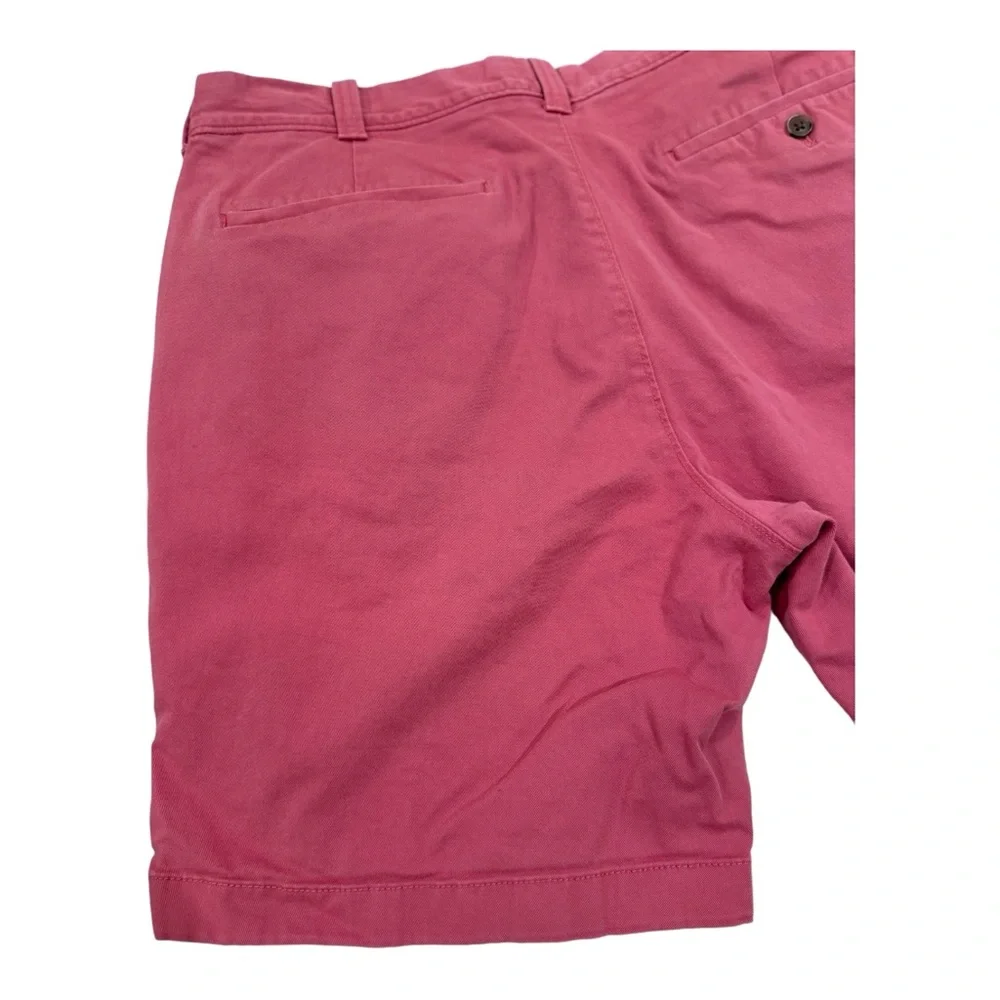 J Crew Mercantile Flex Chino‎ Shorts Mens 36 Pink Twill Flat Front Casual